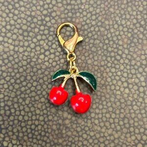 New Cherry shoe bag zipper Charm Keychain